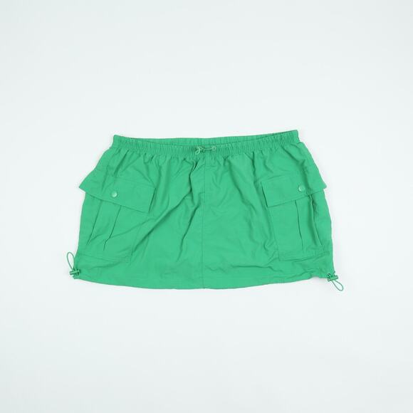 Cotton On Women Cargo Mini Skirt Green Chilli Size XL - Picture 1 of 3